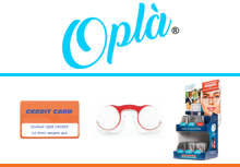 Oplà l'occhiale da lettura più sottile al mondo formato carta di credito.