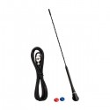 ANTENNA FIBERGLASS 16V/MINI - 410 MM. 3 INSERTI COLORATI C/CAVO 4500 MM. : UNIVERSALE