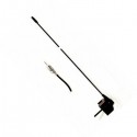 ANTENNA A GRONDINA 780 MM. C/CAVO  1400 MM. INCLINAZIONE 0-180° : UNIVERSALE