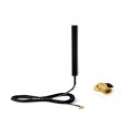 ANTENNA RUBBER ADESIVA A VETRO INTERNA C/CAVO 3000 MM. DAB/DAB+ : UNIVERSALE - SMB