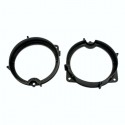 SUPPORTI ALTOPARLANTI 165 MM. REAR : ALFA ROMEO - CITROEN - FIAT - FORD - OPEL - PEUGEOT SUPPORTI ALTOPARLANTI 165 MM. REAR : ALFA ROMEO - CITROEN - FIAT - FORD - OPEL - PEUGEOT