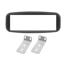 MASCHERINA AUTORADIO ISO BLACK : RENAULT CLIO '12>