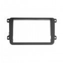 MASCHERINA AUTORADIO 2XISO BLACK : VW GOLF VI  POLO '09>