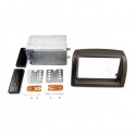 MASCHERINA AUTORADIO 2XDIN FITTING KIT GREY METAL DARK : LANCIA YPSILON '03>'07