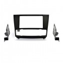 MASCHERINA AUTORADIO 2XDIN FITTING KIT BLACK : BMW SERIE 1 - E81 '08> SERIE 3 - E90 '06> WITH AUTOMATIC AIR AND WITHOUT OEM NAVI