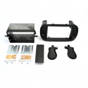 MASCHERINA AUTORADIO 2XDIN FITTING KIT MATT BLACK SOFT TOUCH : FIAT 500 '08>'15