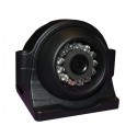 TELECAMERA CCD A COLORI INFRAROSSI ORIENTABILI - 150° - 600 LTV - IP68 - 12 VOLT.