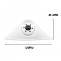 TELECAMERA CMOS+ A COLORI CON LED INFRAROSSI 160° - 1000 LTV - 12/24 VOLT. - FORO 7 MM. - 15 MT. CAVO RCA - LTO