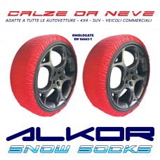 ALKOR SNOW SOCKS - CALZE DA NEVE OMOLOGATE EN 16662-1 - TAGLIA XXL