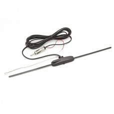 ANTENNA AM/FM ELETTRONICA UNIVERSALE INTERNA - 12 VOLT. - CAVO 2,4 MT. - CONN. DIN-M