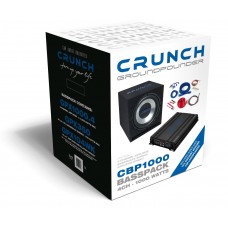 CRUNCH GROUNDPOUNDER BASSPACK 4CH CBP1000 CRUNCH GROUNDPOUNDER BASSPACK 4CH CBP1000