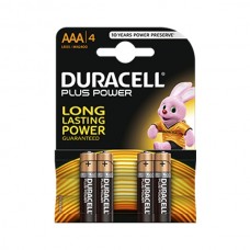 PILE DURACELL PLUS POWER - 4 MINISTILO AAA 2400