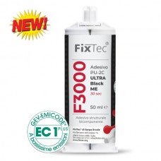 FIXTEC ADESIVO PU 2 C ULTRA BLACK ME - 50 ML. - 30 SEC.