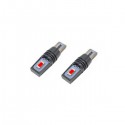 LAMPADE A LED FULL CAN BUS NO ERROR 12 VOLT. T10 - W5W - 2 LED  - 1800K ROSSO - COPPIA