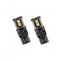 LAMPADE A LED SUPER CAN BUS NO ERROR 12 VOLT. T10 - W5W - 10 LED - 6000K - COPPIA