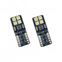 LAMPADE A LED SUPER CAN BUS NO ERROR 12 VOLT 2W T10 - W5W - 8 LED - 6000K - COPPIA LAMPADE A LED SUPER CAN BUS NO ERROR 12 VOLT 2W T10 - W5W - 8 LED - 6000K - COPPIA