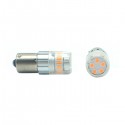 LAMPADE A LED CAN BUS NO ERROR 12 VOLT. BAU15S-1156-PY21W SINGOLO FILAMENTO 2800K LUCE ARANCIO - COPPIA