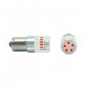 LAMPADE A LED CAN BUS NO ERROR 12 VOLT. BAU15S-1156-PY21W SINGOLO FILAMENTO 1800K LUCE ROSSA - COPPIA