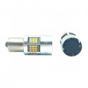 LAMPADE A LED FULL CAN BUS NO ERROR 12 VOLT. BAU15S-1156-PY21W SINGOLO FILAMENTO 6000K LUCE ARANCIO - COPPIA