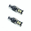 LAMPADE A LED FULL CAN BUS NO ERROR 12 VOLT. T10 - W5W - 14 LED - 6000K - COPPIA