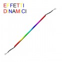 FIBRA OTTICA ACRILICA SEZIONABILE - 1 PEZZO DOPPIA CABLATURA 110 CM. - VERSIONE BTE - EFFETTI SPECIALI