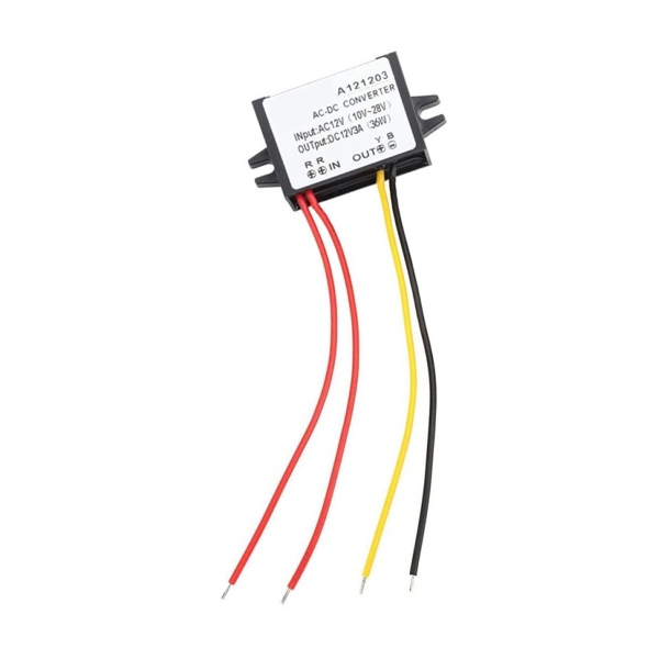 Convertitore DC-DC 12V A 6V 3A Impermeabile | Riduttore Di Tensione Per Auto E Moto, Senza USB