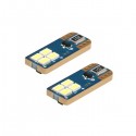 LAMPADE DI POSIZIONE 4 LED 12 VOLT. T10 5W - 5500K - COPPIA