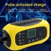 CARICABATTERIA INTELLIGENTE 12 VOLT. 6 AMP.  ARRESTO AUTOMATICO